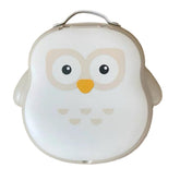 CoocooBaby Owl portable potty folded, ready for travel and compact storage.