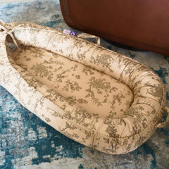 CooCooBaby Poem Muslin cover highlights soft, breathable fabric for both girls and boys.
