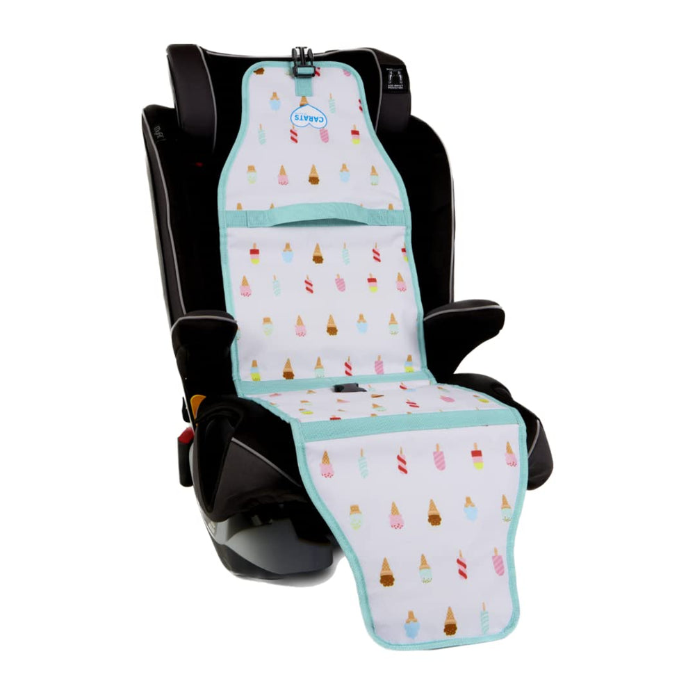 Cool Carats seat cooling pad folded for compact storage