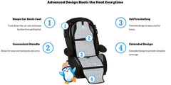 Cool Carats pad frozen overnight ready for use on seat