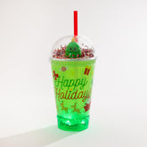 Cool Things Corp Light Up Dome Top Cup with snowman glow enhances festive sipping.