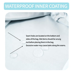CoolaPeach wet bag shows dry-wet separation for swimming gear and clothes
