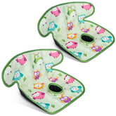 COOLBEBE infant car seat protector with waterproof liner keeps seats dry for spills.