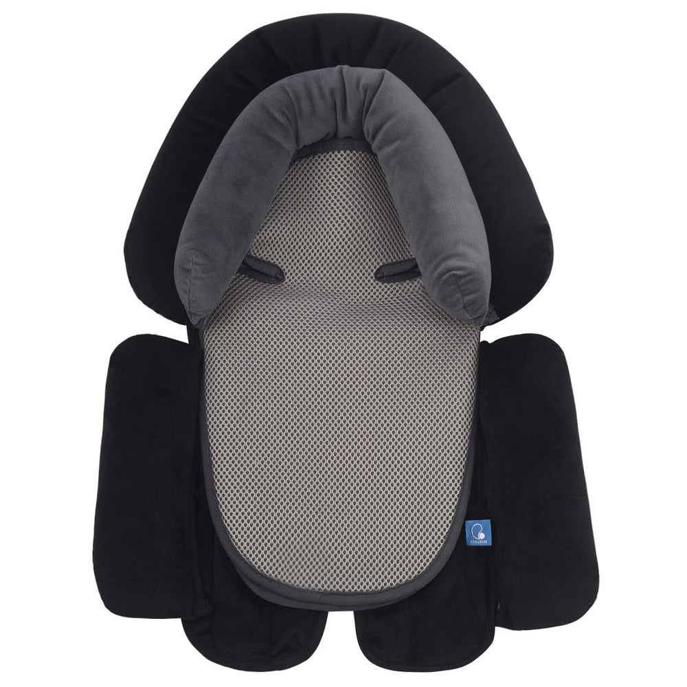 COOLBEBE 3-in-1 car seat insert provides newborn comfort during rides.