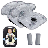 COOLBEBE waterproof car seat liner keeps the car seat dry and clean.