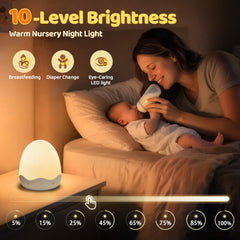 COOLNIGHT egg light with remote control for easy midnight adjustments