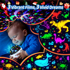 CoolNIGHT stars and moon films project calming scenes for bedtime.