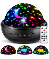 COOLNIGHT night light for kids with remote control projecting stars for bedtime ease.