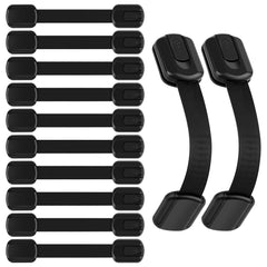 Coolrunner child safety strap locks on drawers and cabinets keep surfaces secure and child-friendly.