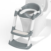COOSEYA potty training seat front view with safety handles for safe climbs.