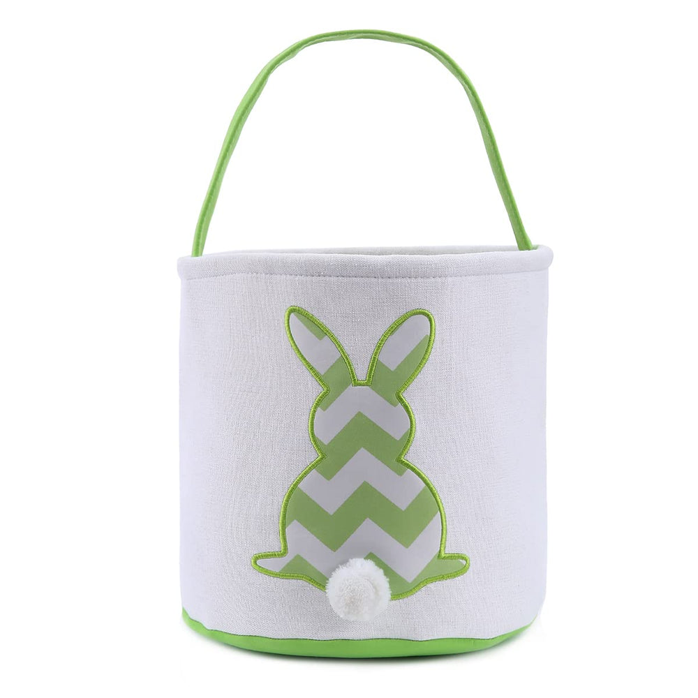 Cootato Easter Bunny Basket Bag with stripe pattern for cheerful egg hunts