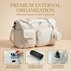 coowarmbutb nine-pocket design keeps essentials organized for easy packing on trips.
