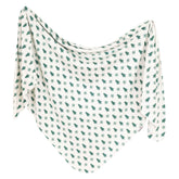 Copper Pearl Alps swaddle blanket with cozy all-season warmth and comfort.