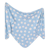 Copper Pearl baby swaddle blanket with soft knit texture for newborn comfort.
