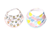 Copper Pearl bandana bibs Celebration 2-pack front view with stylish drool protection.