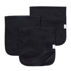 Copper Pearl burp cloths with three-layer absorbent design for mess-free feeds.