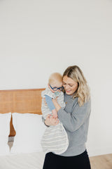 Copper Pearl buttery knit fabric delivers soft breathable comfort during night routines