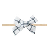 Copper Pearl Classic Baby Bow Ledger front view highlights soft fabric and stylish print