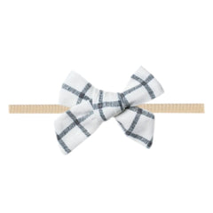 Copper Pearl Classic Baby Bow Ledger front view highlights soft fabric and stylish print
