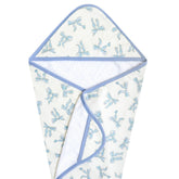 Copper Pearl Daphne Knit Hooded Towel front view shows soft knit exterior and plush interior