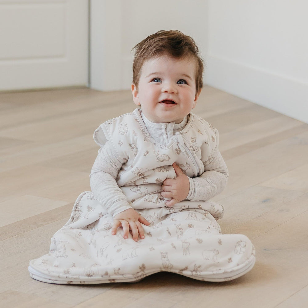 Copper Pearl Dylan sleep bag front view with three-layer softness for safer sleep