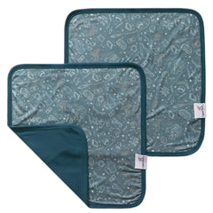 Copper Pearl Hogwarts security blanket set of 2 in portable size for on-the-go soothing.