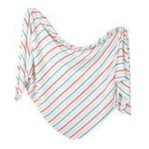 Copper Pearl large premium knit swaddle with tinsel design for versatile wraps.