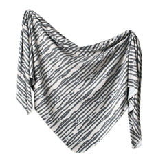 Copper Pearl large swaddle in soft-knit 46x46 for cozy newborn wrapping