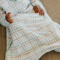 Copper Pearl Madelyn sleep bag with tag-free neck to prevent irritation