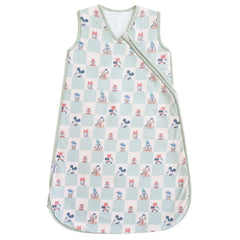 Copper Pearl Mickey Mouse Friends Sleep Bag front view shows cozy three-layer knit fabric.
