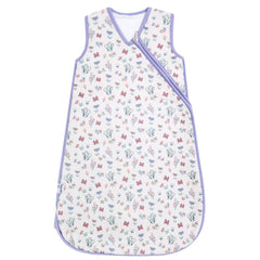 Copper Pearl Minnie Bowquet Sleep Bag fabric detail highlights soft three-layer knit