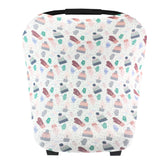 Copper Pearl multi-use cover car seat cover shields baby on the go.