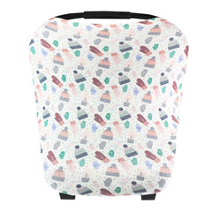 Copper Pearl multi-use cover car seat cover shields baby on the go.