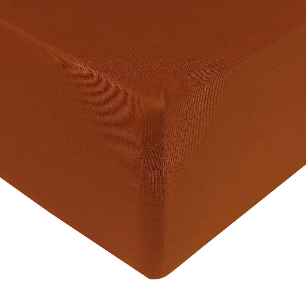Copper Pearl premium knit crib sheet soft-touch for baby comfort during naps and sleep