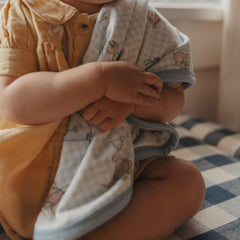 Copper Pearl security blanket two-pack ready for nursery and diaper bag.