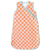 Copper Pearl sleep bag with Mickey Mouse check pattern for cozy, safe nights.
