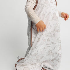 Copper Pearl breathable knit fabric keeps baby cozy and fresh
