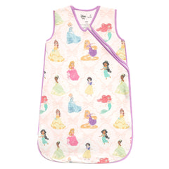 Copper Pearl Disney Princess sleep bag close-up shows soft three-layer knit for cozy nights