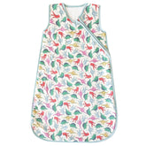 Copper Pearl Sleep Sack dinosaurs park print front view showing warm, cozy design