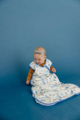 Copper Pearl Sleep Sack Polar Express neck area shows tag-free comfort.