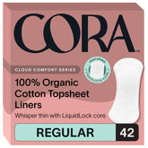 Cora topsheet 100% organic cotton provides hypoallergenic, breathable comfort.