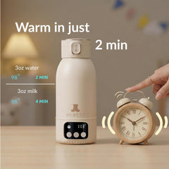 CORE BABYZE 10000mAh battery enables multiple feeds before recharge.