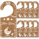 Corner Lace talavera baby closet dividers front view for organized newborn outfits.