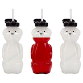 Cornucopia Brands Honey Bear straw cups with flexible straw for mess-free sipping