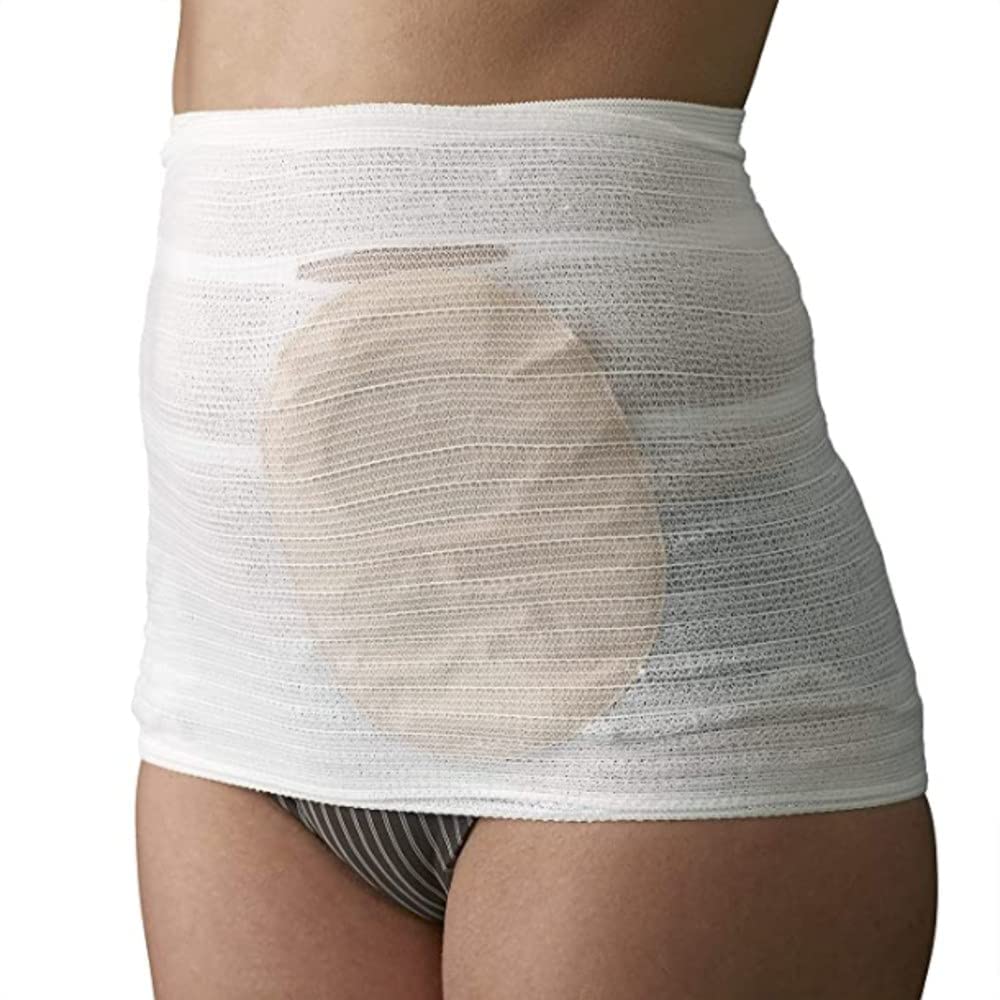 Corsinel StomaSafe Classic front view: white triple-pack for discreet daily wear.
