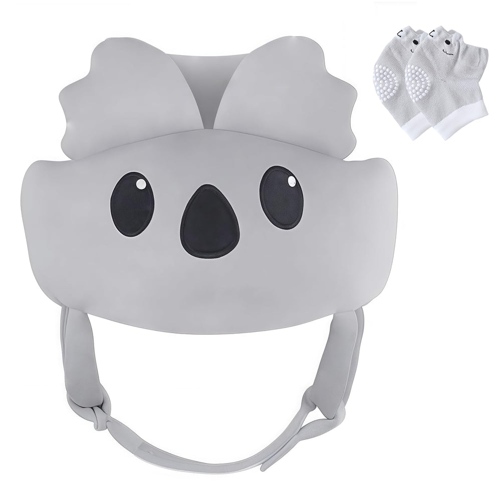 CORSTAE Baby Helmet with Koala Design protects curious infants during early play.