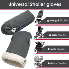 CosyDiary foldable-handlebar design fits most strollers securely.