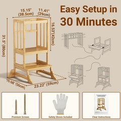 COSYLAND anti-tip base keeps little ones safe during use.