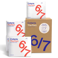 Coterie The Pant size 6 outer shell seen on a calm, comfortable fit.