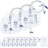 COTOM 2000mL sterile urinary drainage bag on bedside for easy monitoring and secure bedside care